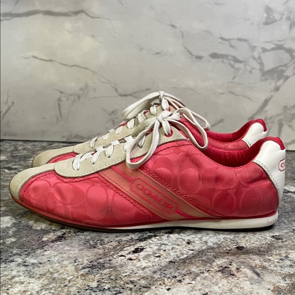 COACH Meredith Sneakers Womens 9.5 Pink Sneakers - Picture 3 of 12